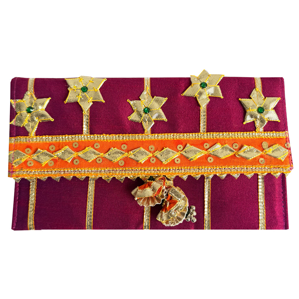 Envelope-fabric-gota-wine