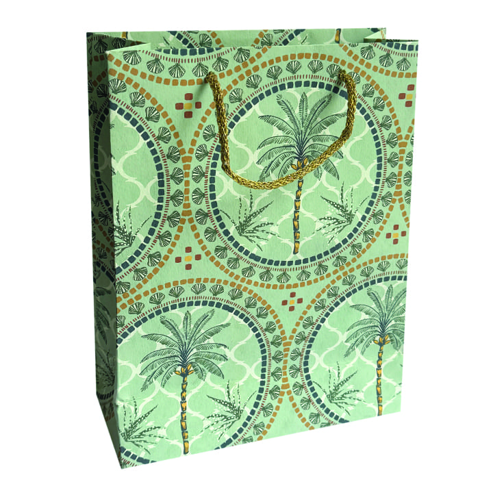 Bag-giftbag-large-palmtrees-shells